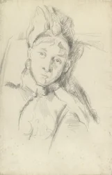 Porträt von Hortense Cézanne-Figuet, der Frau des Künstlers